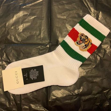 gucci tiger socks fake|gucci stretch socks.